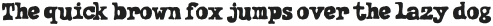 Matches Typeface Regular otf (400)