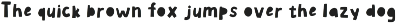 Handwritten cutout font ASIVIK preview