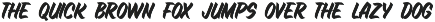 Super Market Slant Font preview