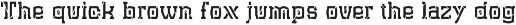 Ruins font preview