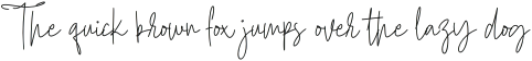 English Signature One otf (400) Sample