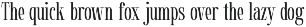 Gunstand - Condensed Serif preview
