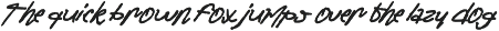 Cloudyan Handwritten Font preview