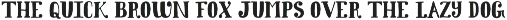 Sleeks Bold Serif, Hand-Drawn TTF preview