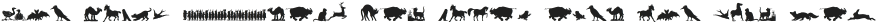AnimalSilhouettes otf (400)