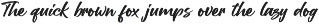 Ballerick Script Font preview