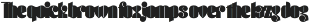 Conica font preview