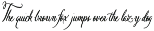 Pen Swan font preview