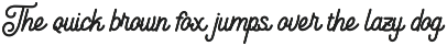 Anelka Fambuya - Monoline Retro Font preview