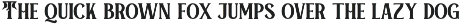 Aquero - Victorian Style Font preview