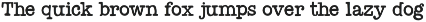 Farmland | Rustic Typewriter Font preview