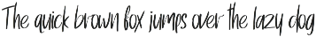 Spring Walk brush scrpit font font preview