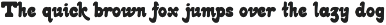 Buggy font preview