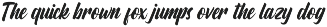 Aylafs - Bold Script Font preview