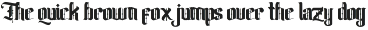 Biqaby Goku - Blackletter Font preview