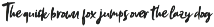 milk shake font preview