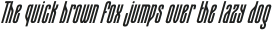 CONICALCONDENSED-Italic otf (400)
