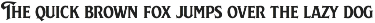 NS Lasttown Vintage Font preview