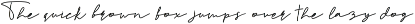 Andalusia - Signature font preview