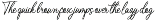 Richmond - script handwritten font preview