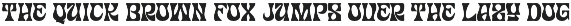 Saneron font preview