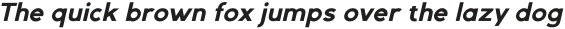 Gexo Sans Bold Italic otf (700)