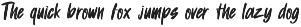 GUINEL - Brush Font preview