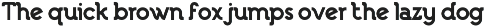 Lebron Slab Typeface font preview