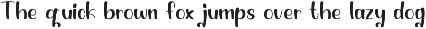 Birthday Quirky Playful Display Font font preview