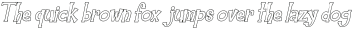 Hey Alfred Hollow Italic otf (400)