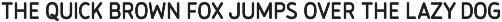 Flatface Haley's font preview