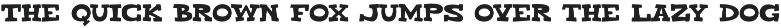 Western Cowboy - Gaming font preview