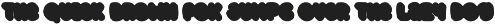 Glowing Bubble - Layered Fonts preview