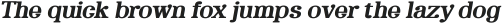 SK Zweig Extra Black Italic ttf (900) Sample