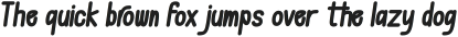 Lemonade Bold Italic otf (700) Sample