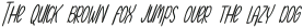 Thin and glowing italic Italic otf (100)