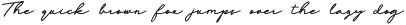 oliver quin - handwriting script preview