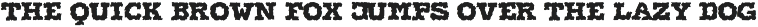 Display Brutal Font preview