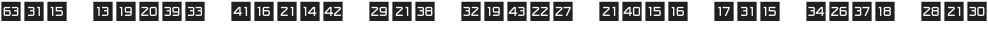 NumbersStyleOne-SquareNegative Regular otf (400)