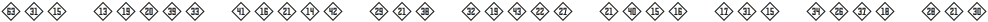 NumbersStyleThree-DiamondPositive ttf (400)