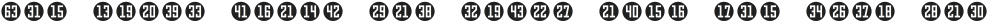 NumbersStyleThree-CircleNegative ttf (400)