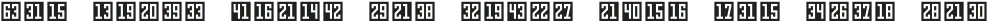 NumbersStyleThree-SquareNegative Regular otf (400)