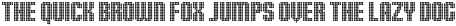 Display Dots Three Sans Font preview