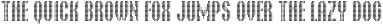 Display Dots Five Font preview