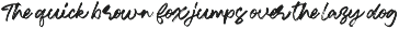 Ramez - Textured Brush Font preview
