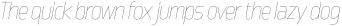 Great Escape Narrow UltraLight Italic otf (300)