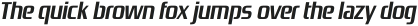 Zrnic Bold Italic otf (700) Sample