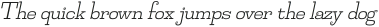Jillsville ExtraLight Italic otf (200)