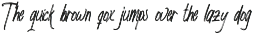 Bravest rough script font preview