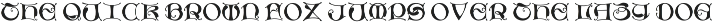 Gothic Initials Nine Font preview